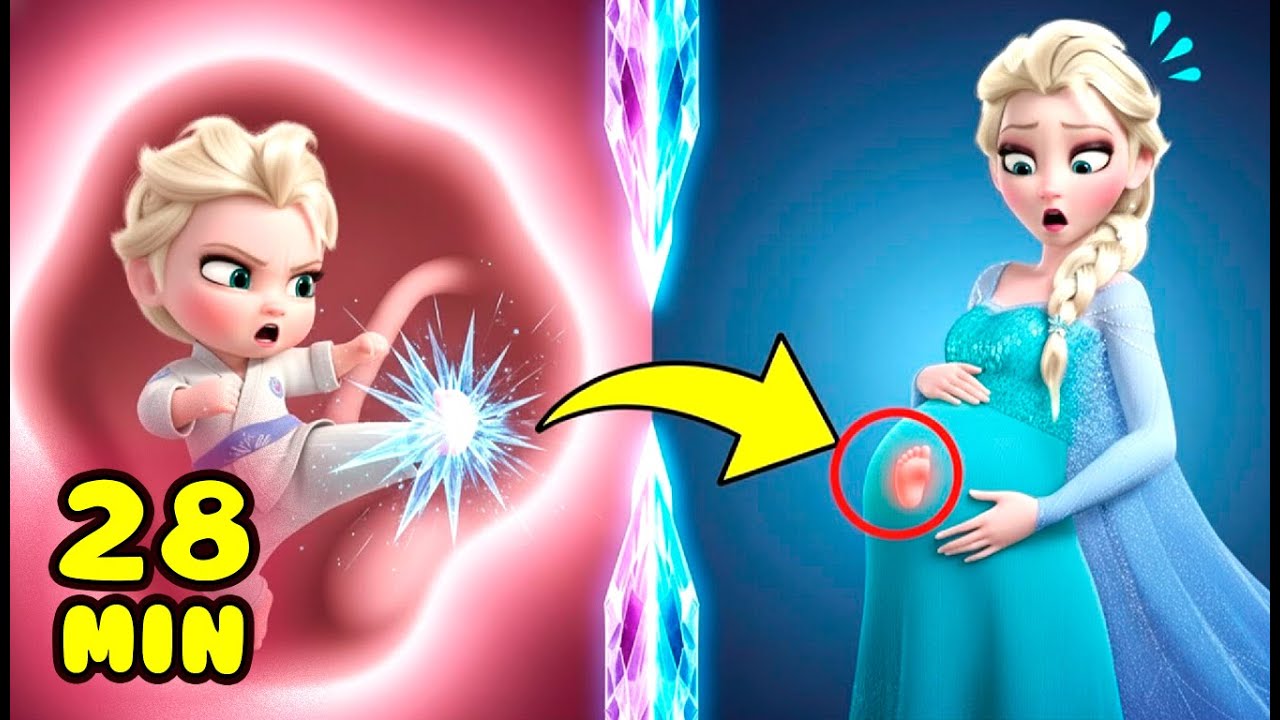 Elsa&rsquo;s Baby Belly Wiggle Jiggle Song ❄️ Disney Frozen Kids Music
