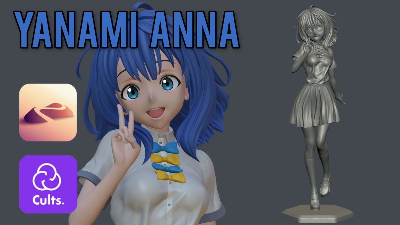 YANAMI ANNA make heroine escultura anime nomad sculpt