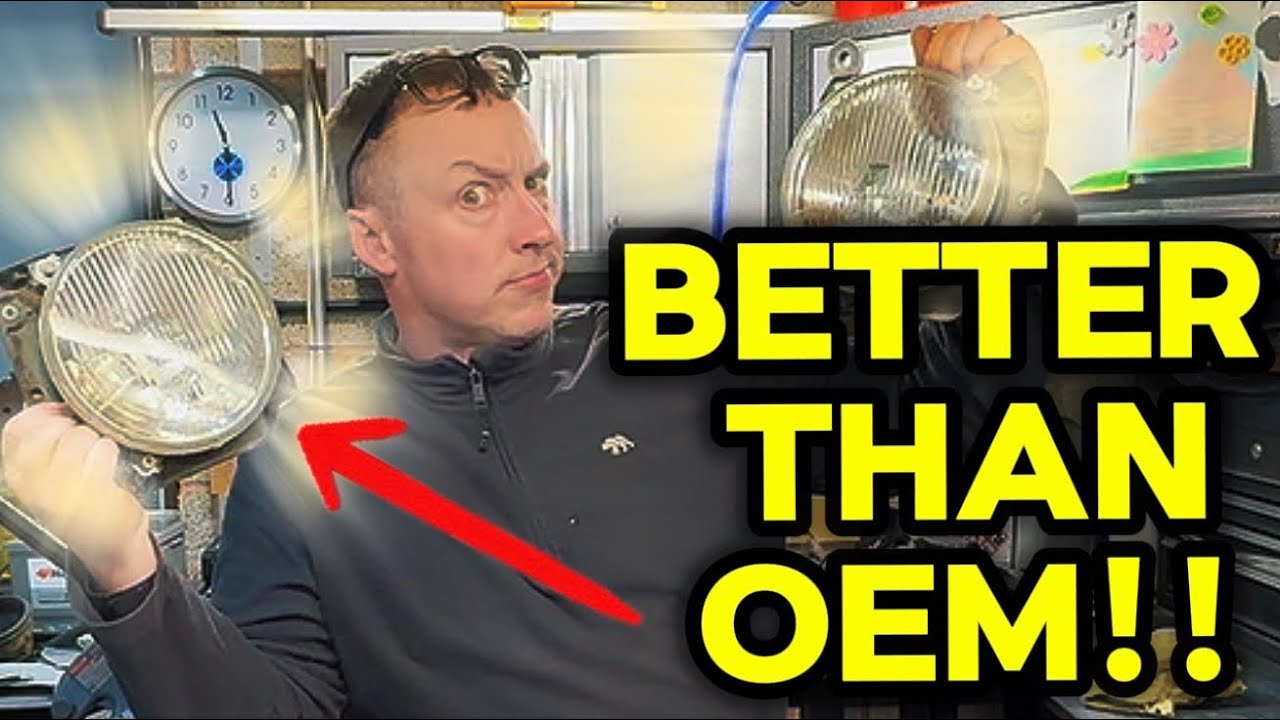 BETTER THAN OEM?? mk2 golf gti lights get restored 🚙 #cars #automobile #vw #retro #viral 
