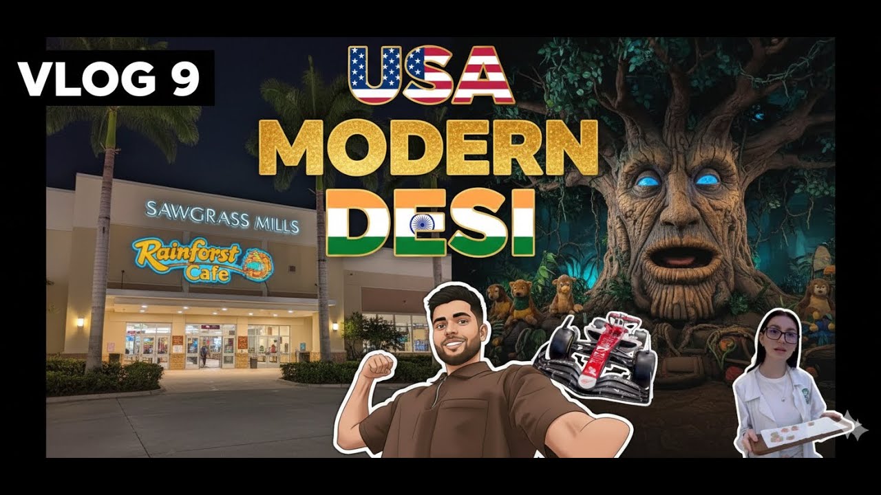 🧿 MODERN DESI in Usa - Bharatiya in Usa - Indians in Usa - Florida - DailyVlogs - VLOG 9 - Mall VLOG