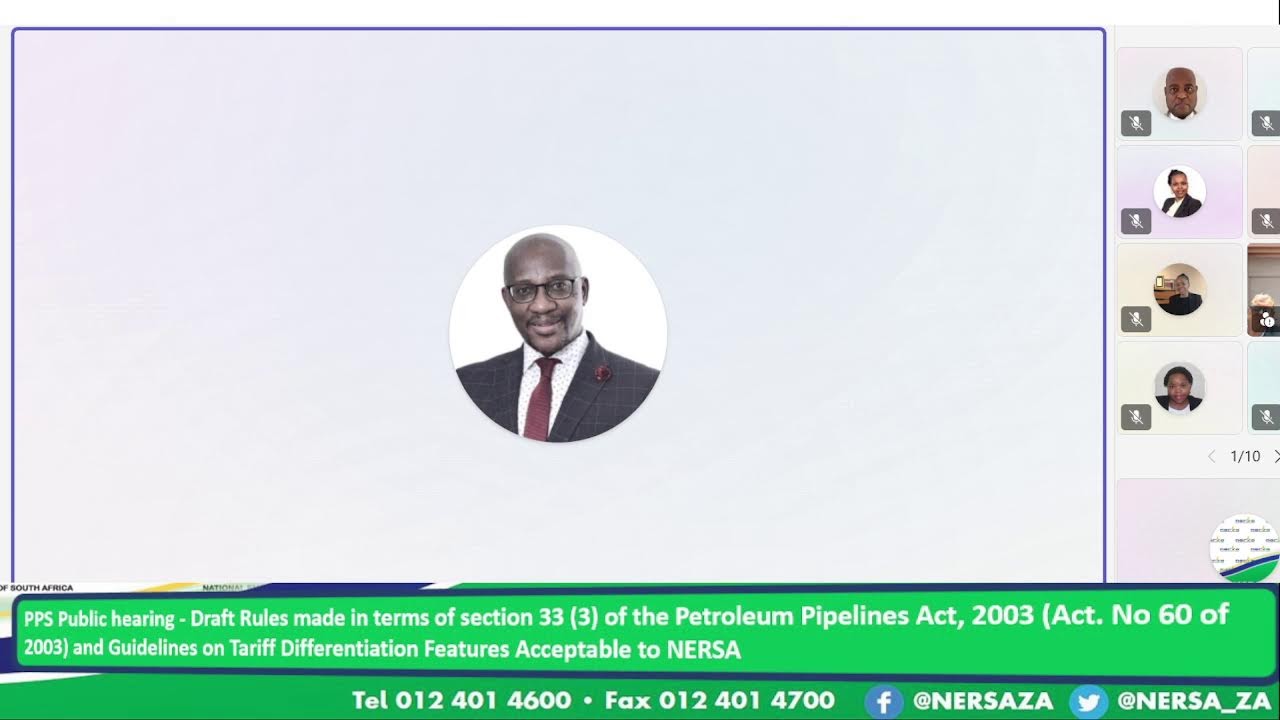 PPS Public hearing - Draft Rules made in terms of section 33 (3) of the PPS Act, 2003 (Act. No 60 of