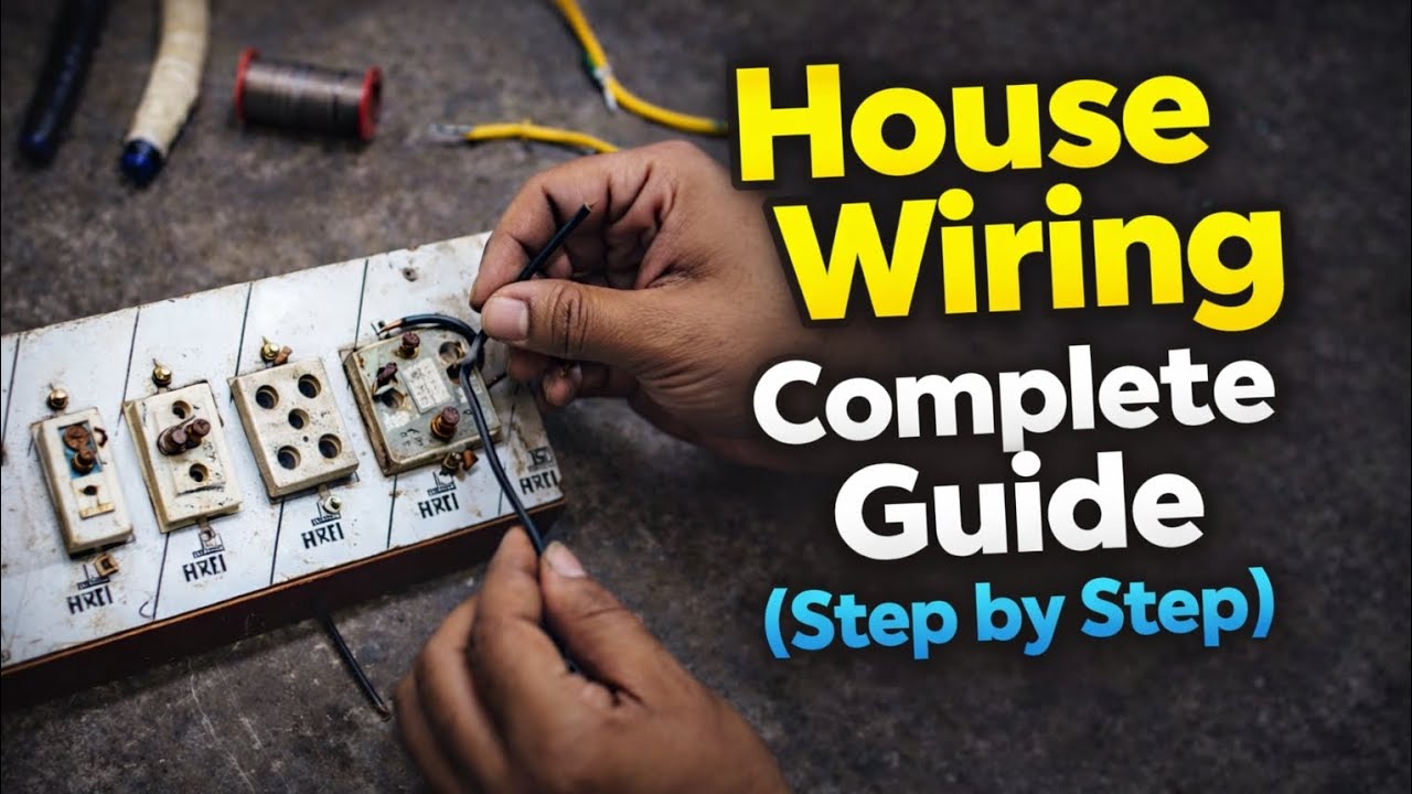 House Wiring board Complete Guide Step by Step | Full Electrical Wiring for Home