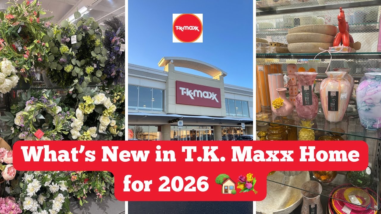 Что нового в TK Maxx Home в 2026 году 🏡 Весенние товары для дома, подушки и декор TK Maxx!