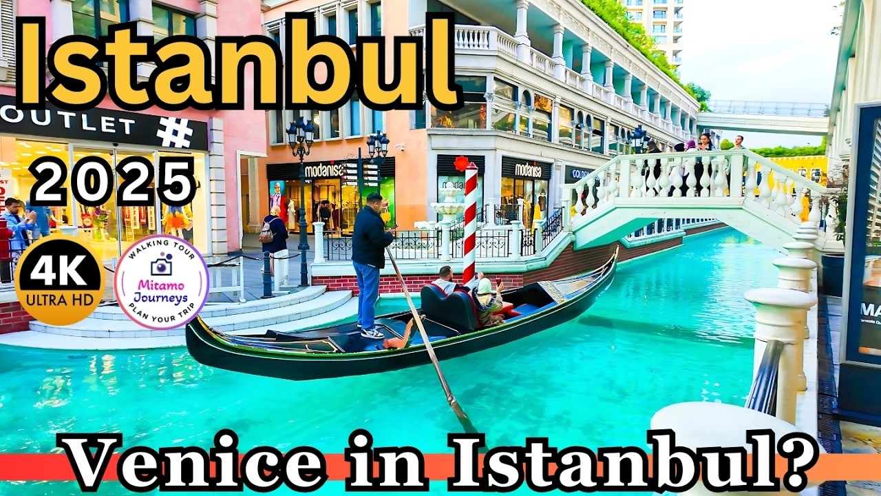 Istanbul 2025 Shopping Mall 4k Walking Tour | Venezia Mega Outlet, Shoes, Clothes, Foods & Cafes