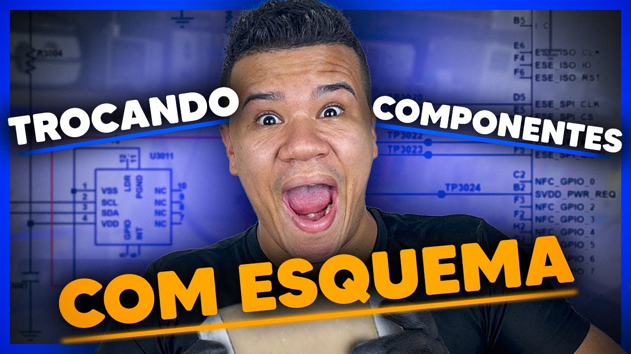 Como Encontrar Componentes da Placa Usando o Esquema Elétrico no Conserto de Celular! (Muito Fácil!)
