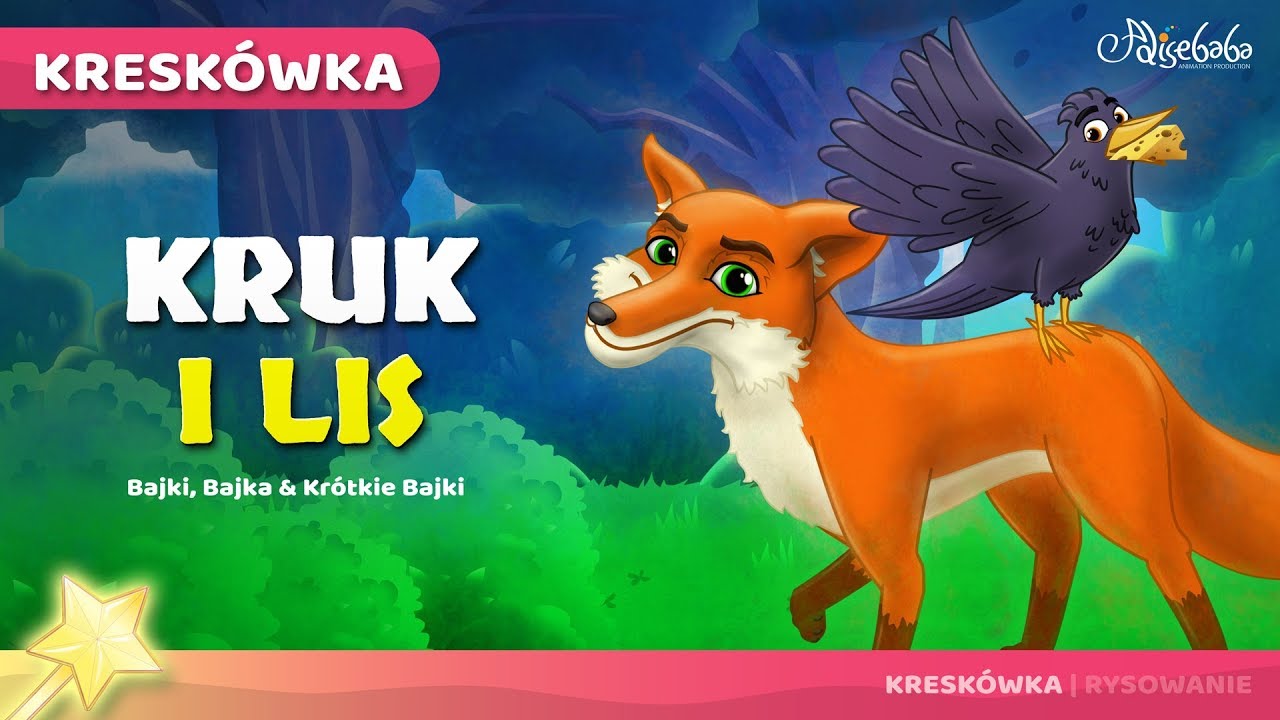 Kruk i Lis | Bajki po Polsku | Bajka i opowiadania na Dobranoc | Kreskówka