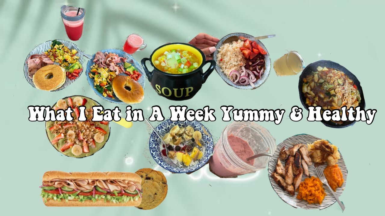 What I Eat in A Week to Stay Healthy & in Shape Hourglass Figure 😍