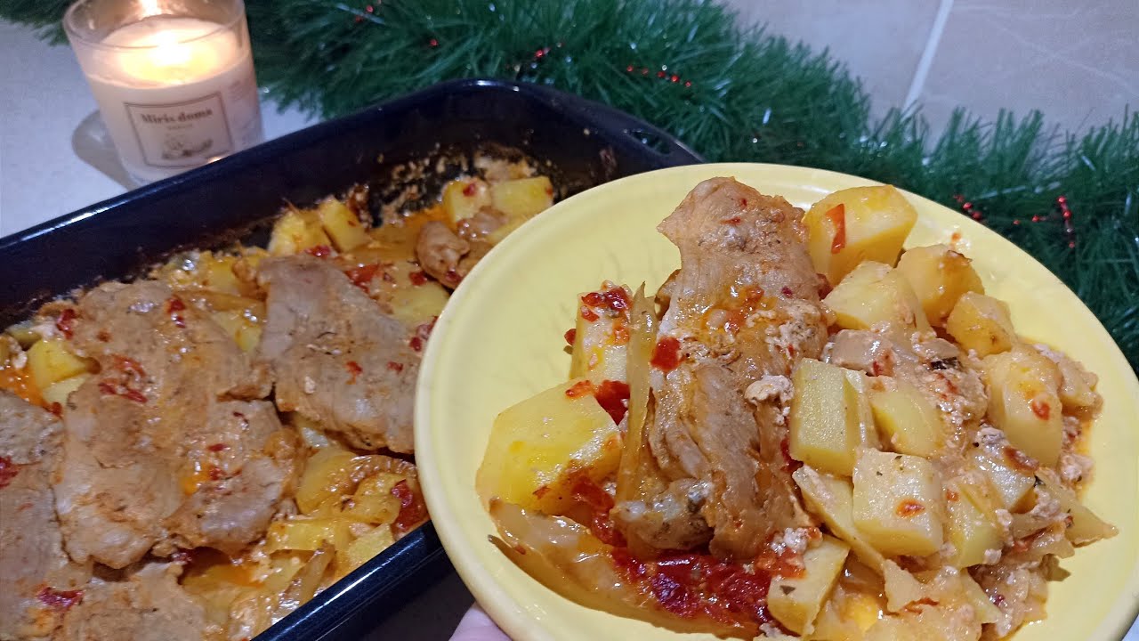 Самый вкусный обед из духовки, соус, о котором вы будете мечтать, невероятно быстрый рецепт 😍