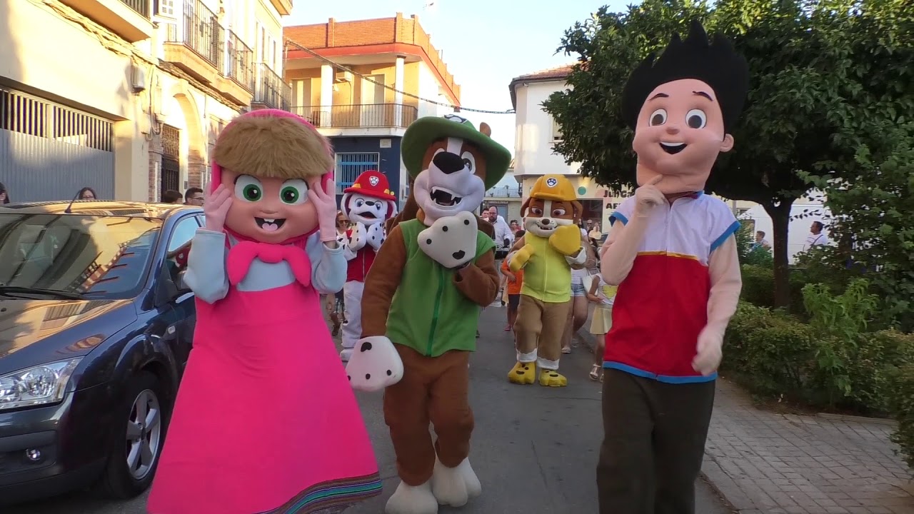 PASACALLES DE ANIMACION FERIA MARMOLEJO 2018