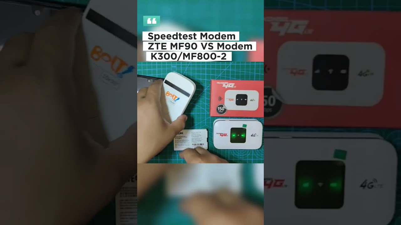 Speedtest Modem ZTE MF90 vs Modem K300/MF800-2 #imeiunlock #iphone #wifi #mifi #modem #speedtest