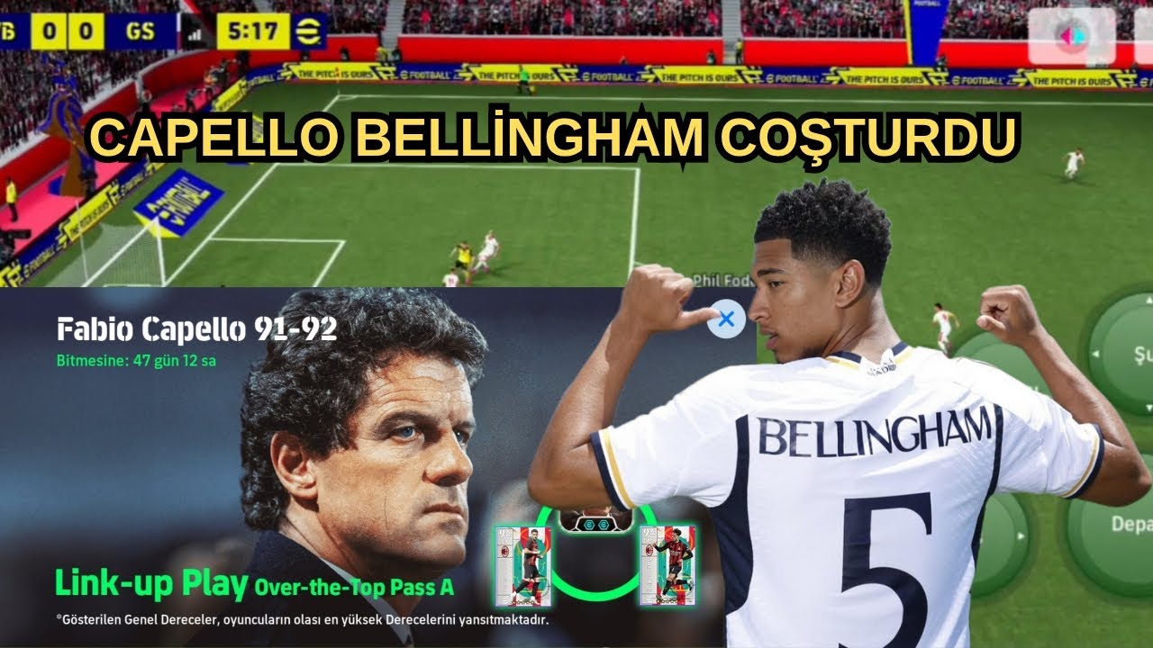👉 “BELLINGHAM’dan 25 METRELİK FÜZE! 💥 Capello Sistemi Şaşırttı | eFootball 2026