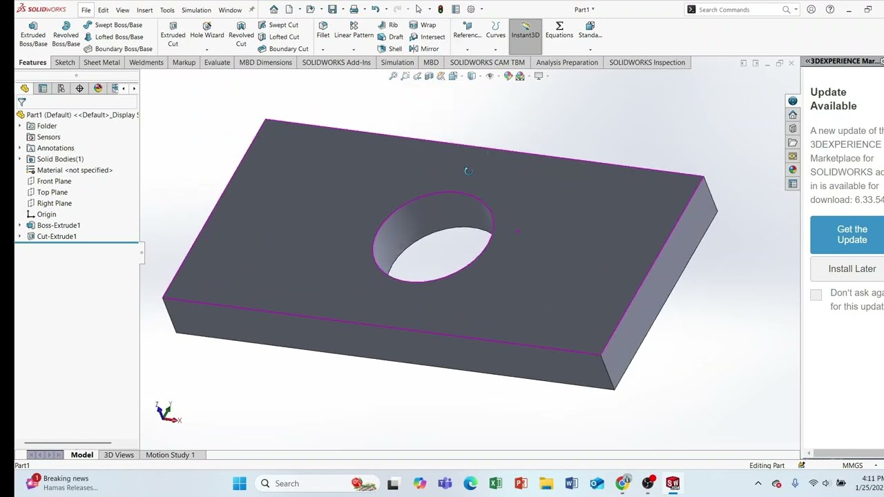 SolidWorks Basics: Introduction & Sketching | Lecture 1