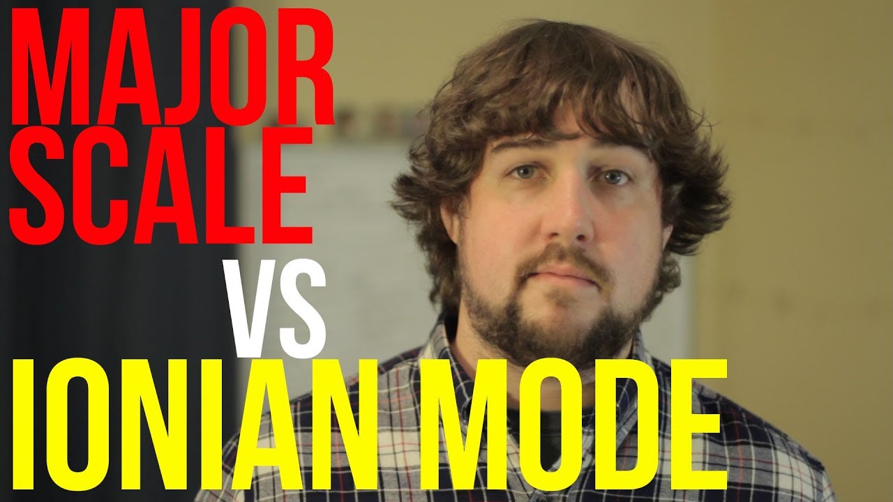 Major Scale vs. Ionian Mode - TWO MINUTE MUSIC THEORY #29