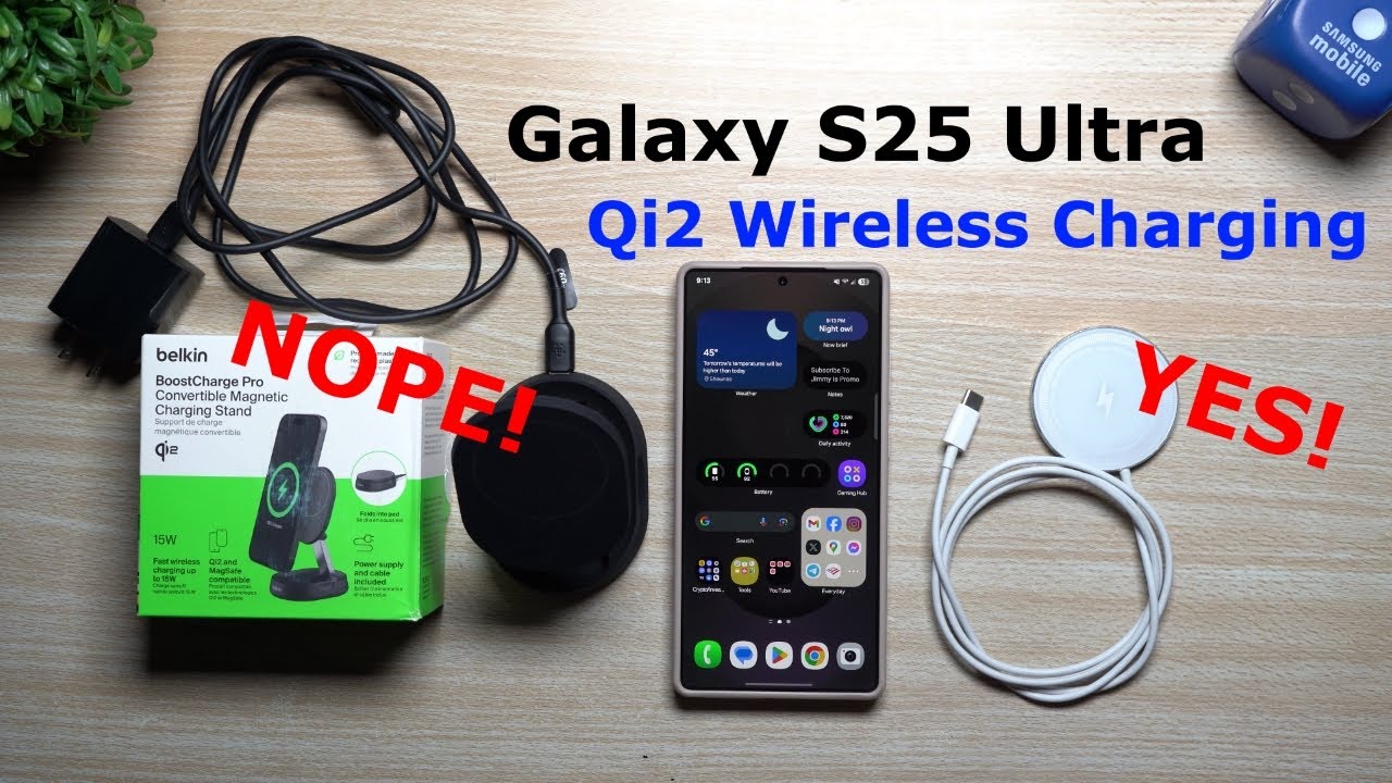 Galaxy S25 Ultra Test Qi2 Wireless Charging - This Worked, That Didn't