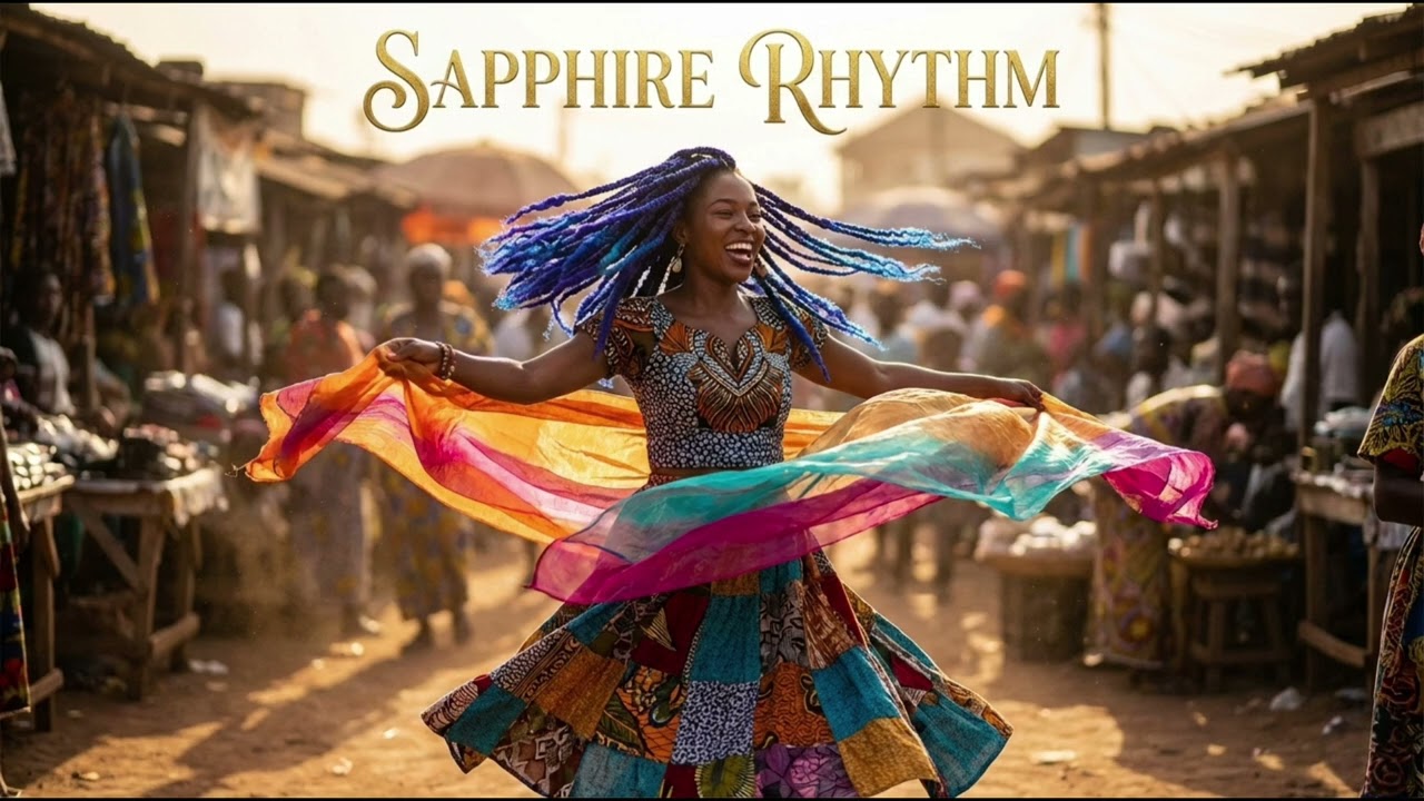 Sapphire Rhythm - san h. Music (AI Generated) | Afro-pop / Afrobeats
