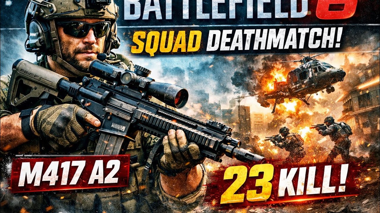 Battlefield 6 | M417 A2 23 Kill | Squad Deathmatch