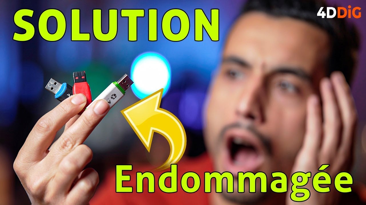 Clé USB endommagée Astuce pour tout sauver✨🎉