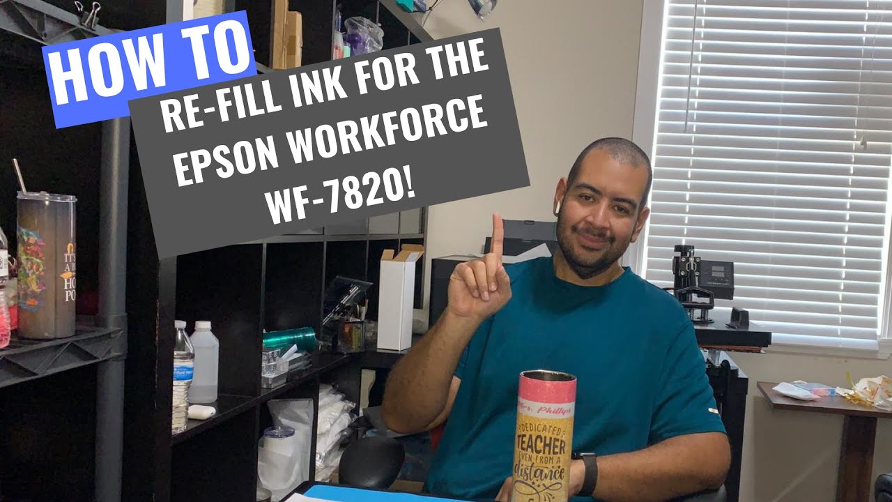 How to re-fill ink for the Epson Workfoce WF-7820 and 7840