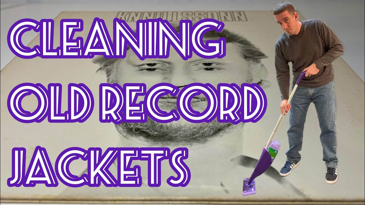 Cleaning an Old Dirty Record Jacket