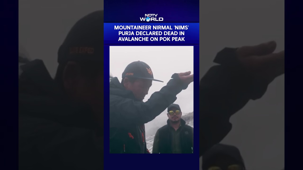 Mountaineer Nirmal 'Nims' Purja Declared Dead In Avalanche On PoK Peak