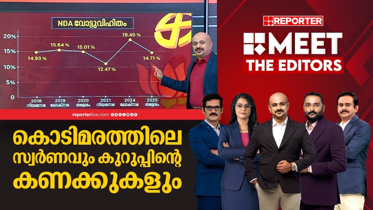 കൊടിമരത്തിലെ സ്വർണവും കുറുപ്പിന്റെ കണക്കുകളും | MEET THE EDITORS