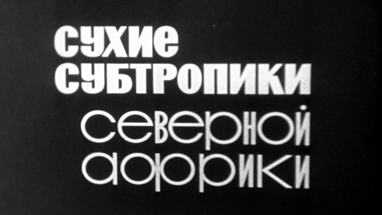16 мм фильм "Сухие субтропики северной Африки" 16mm film "Dry Subtropics of North Africa"