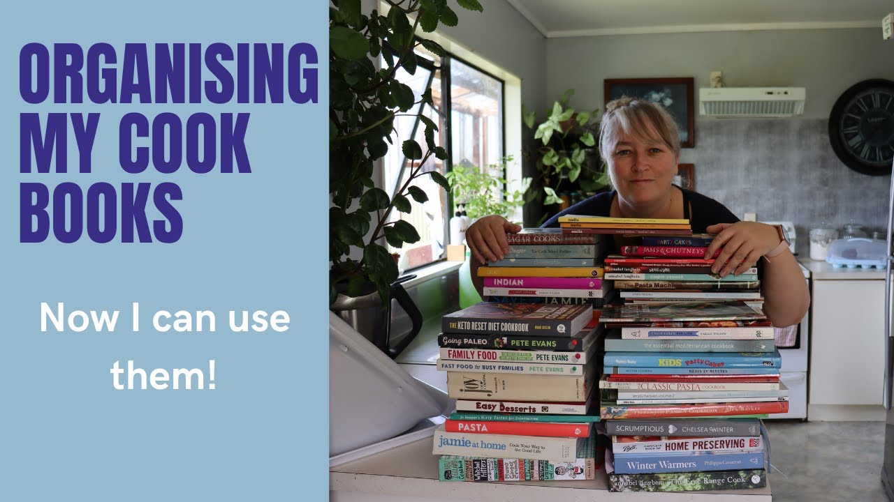 Decluttering | Re-organizing | Recycling | Some of my Cookbooks