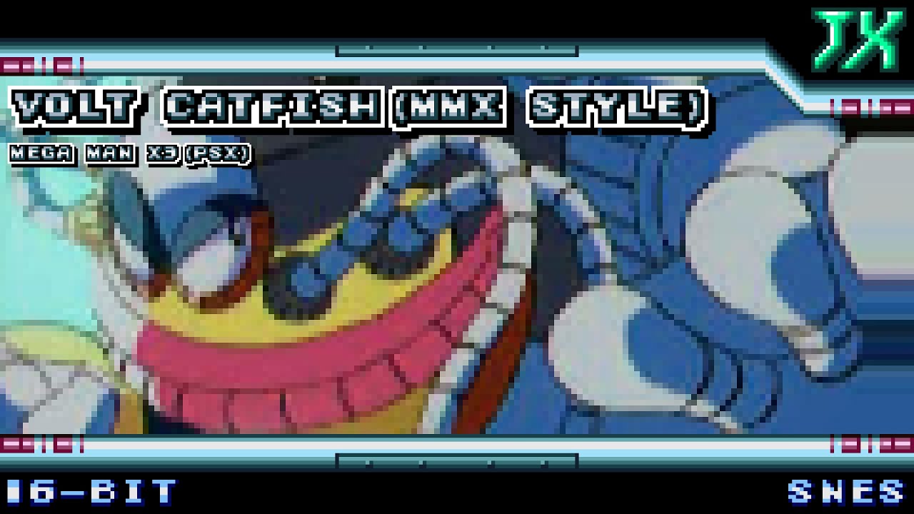 [16-Bit;SNES]Volt Catfish - Mega Man X3(PSX)【MMX1 Style, AddmusicK】