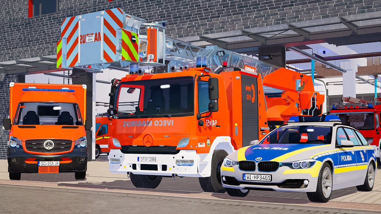 Emergency Call 112 – Tczew Police & Firefighters Rapid Response! 🚓🚒🔥 4K Ultra Realistic Simulation