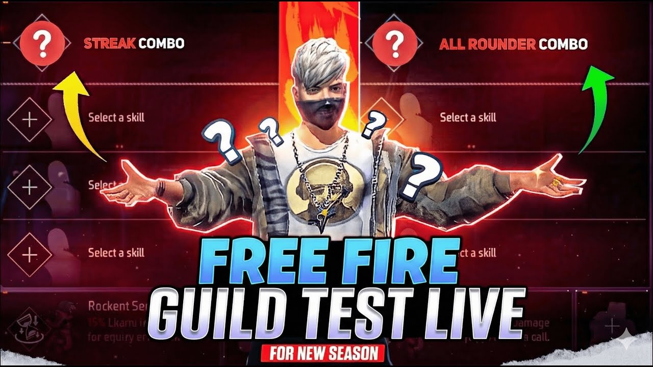 🔴Freefire Live Guild Test in CS Rank Lobby #freefireliveguildtest #ffliveguildtest #guildtestlive
