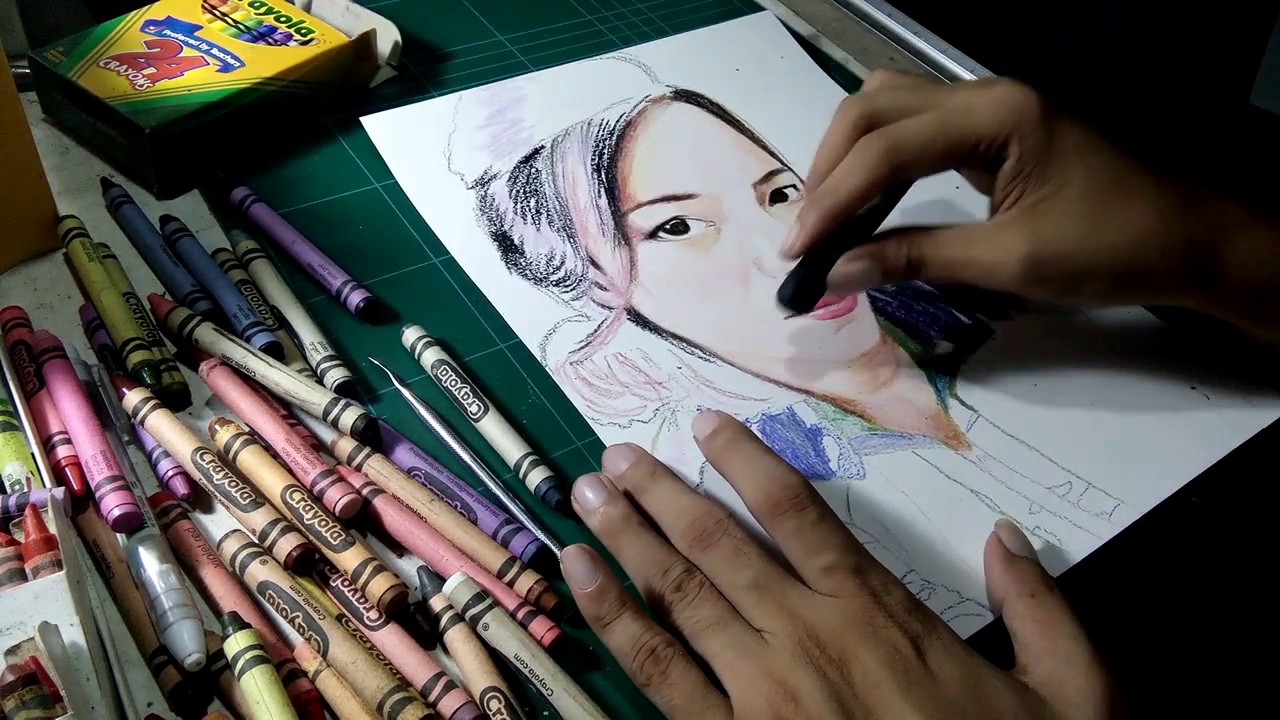 CRAYOLA CRAYON PORTRAIT