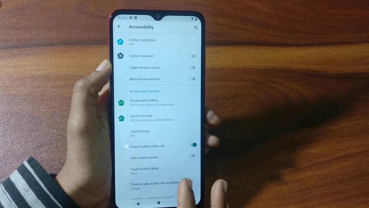 Lava z2 power button and call enable disable kaise kare