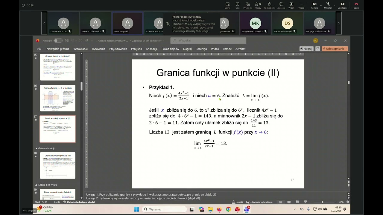 Matematyka 07.03.26