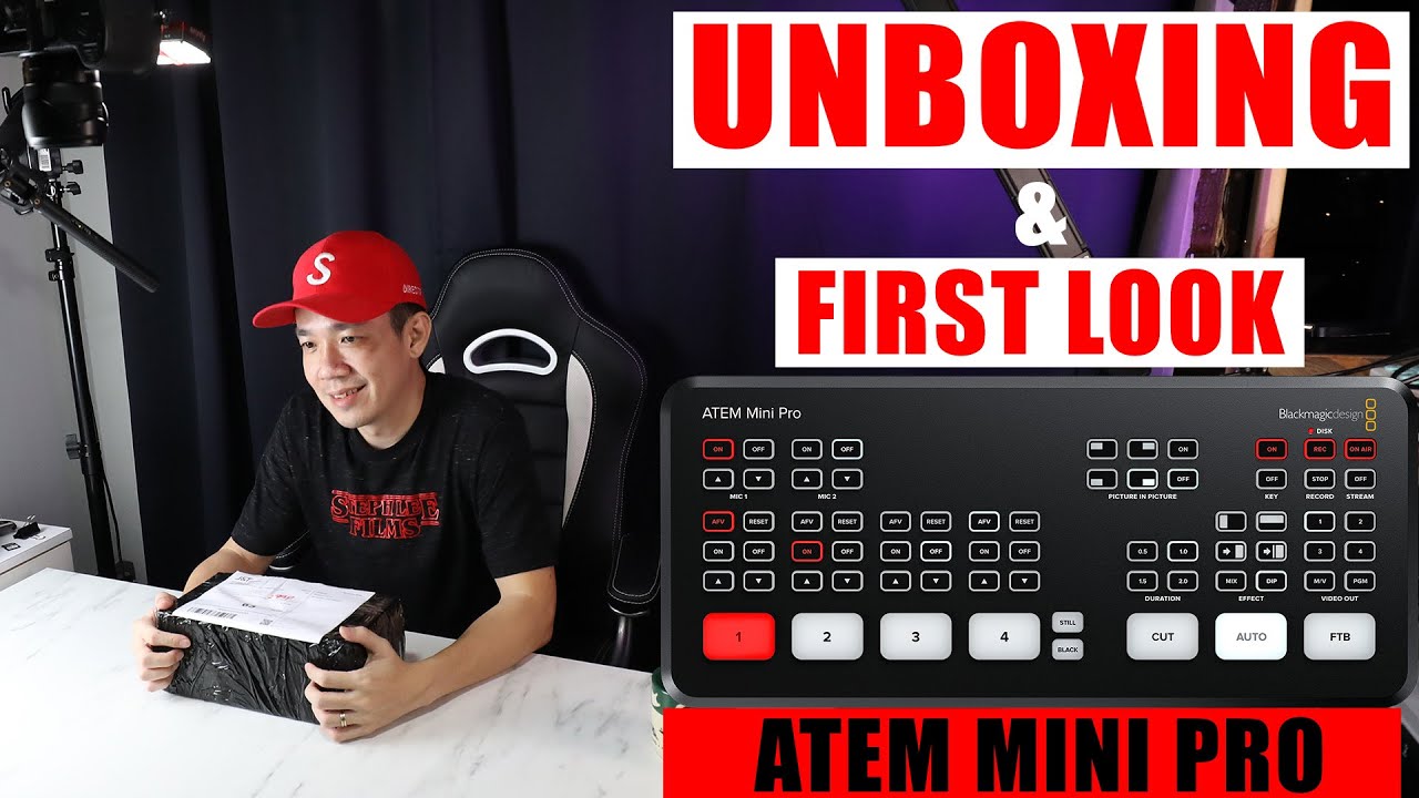 UNBOXING & FIRST LOOK of the ATEM MINI PRO - Should you buy it???