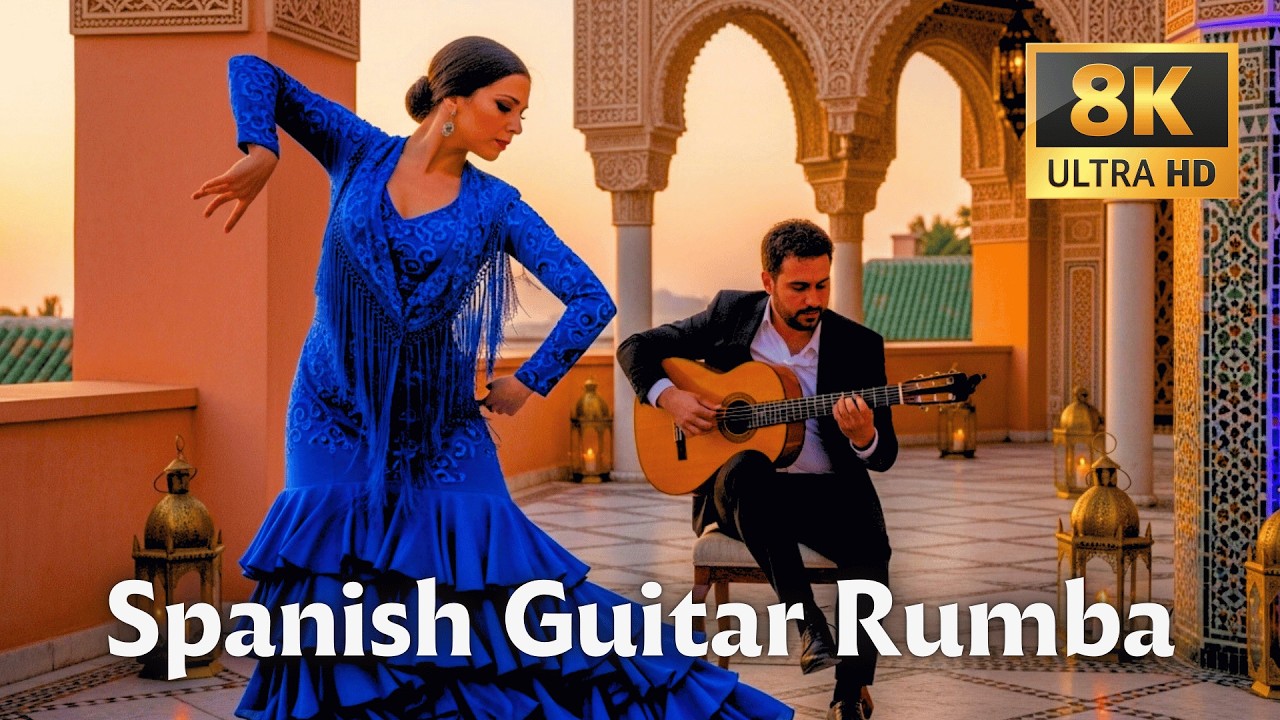 Andalusian Nights by the Sea ✨ | Emotional Oud & Flamenco Rumba Instrumental for Peaceful Moments