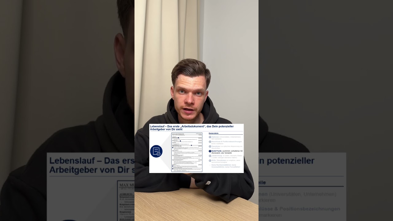 Investment Banking / M&A Komplett-Guide | Pt. 5 | Lebenslauf