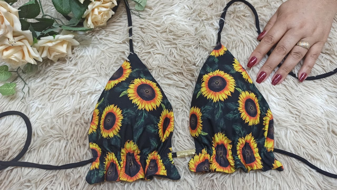 Biquíni Cortininha com Babadinhos #confeccao