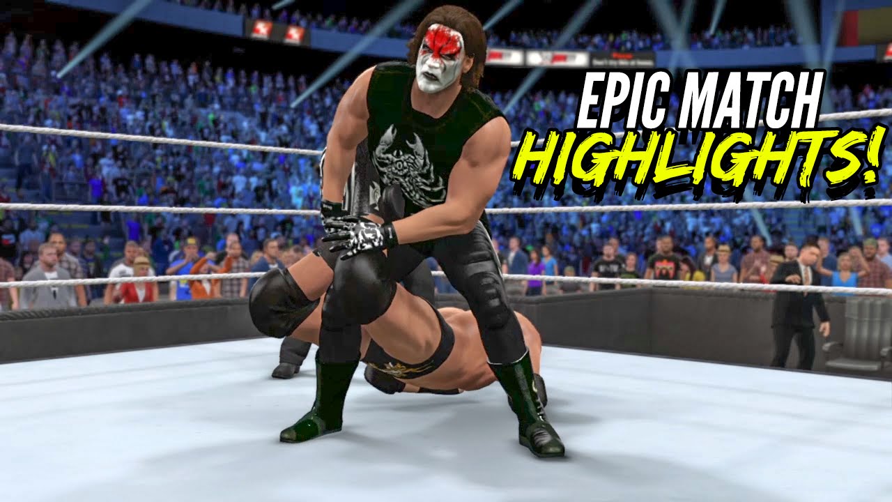 WWE 2K15 Wrestlemania 31 Sting vs Triple H | Epic Match Highlights!