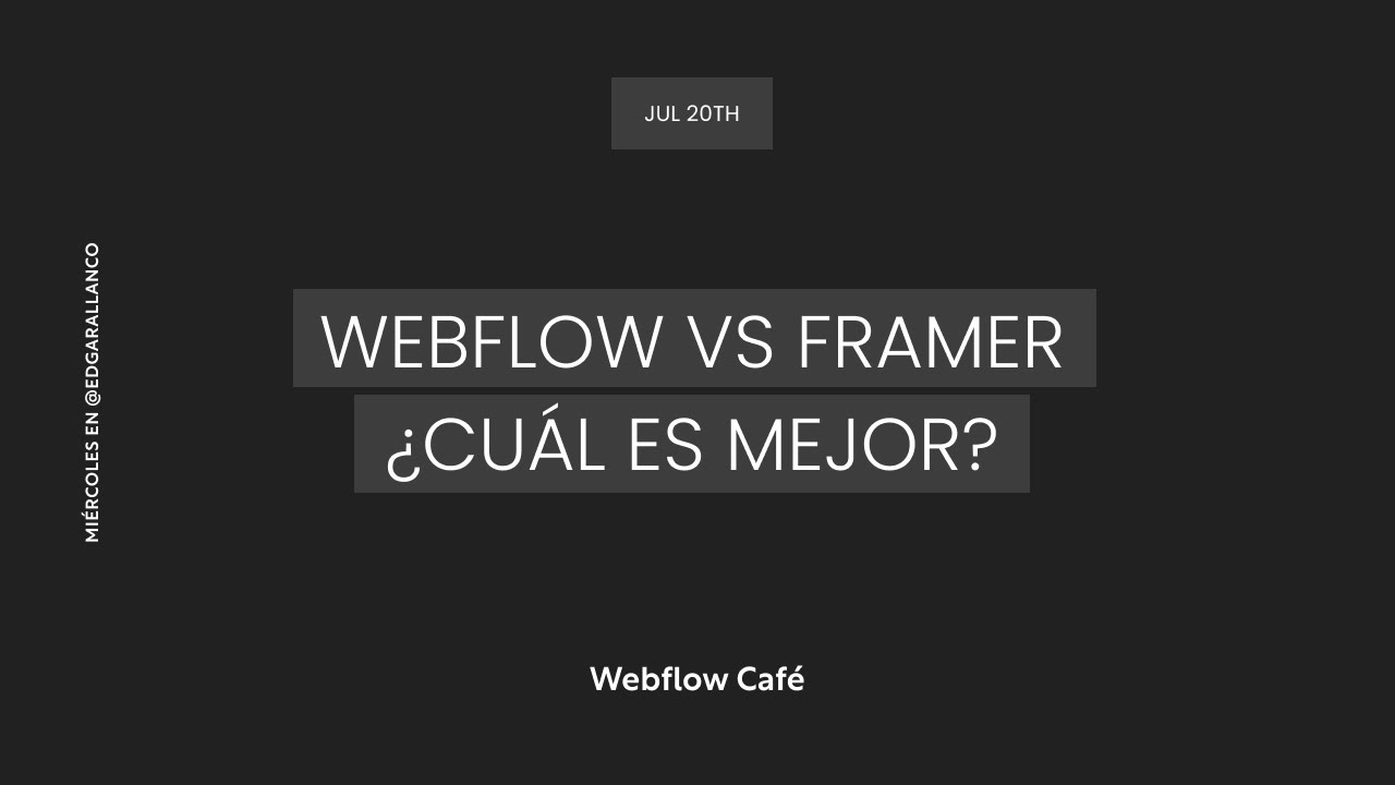 Webflow vs Framer - COMPARATIVA y Análisis en Profundidad de ambas Herramientas
