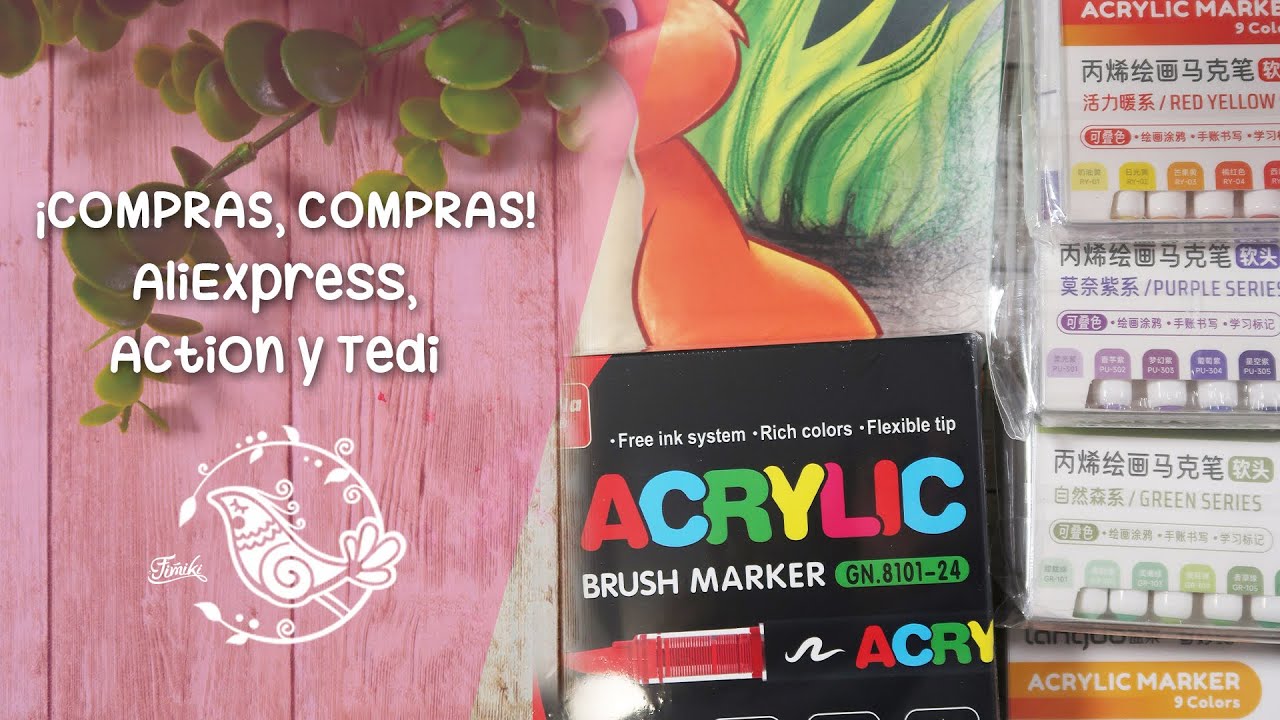 🛍️ Haul Creativo: Compras en AliExpress, Action y Tedi 🎨💖 ¡Rotus, chorradas y más!
