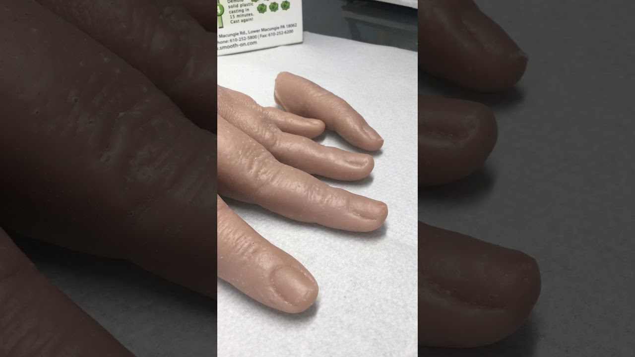 Made my own Silicone Hand!!!