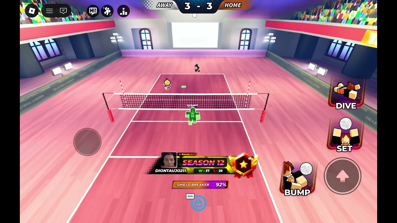 My video playing mini 1v1 at volleyball legends #roblox #volleyball #haikyuu