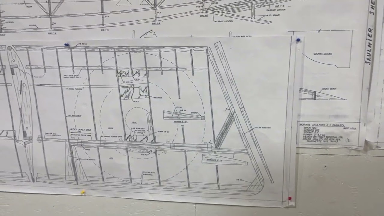 Morane Saulnier wing build continues please subscribe and stay tuned ￼￼