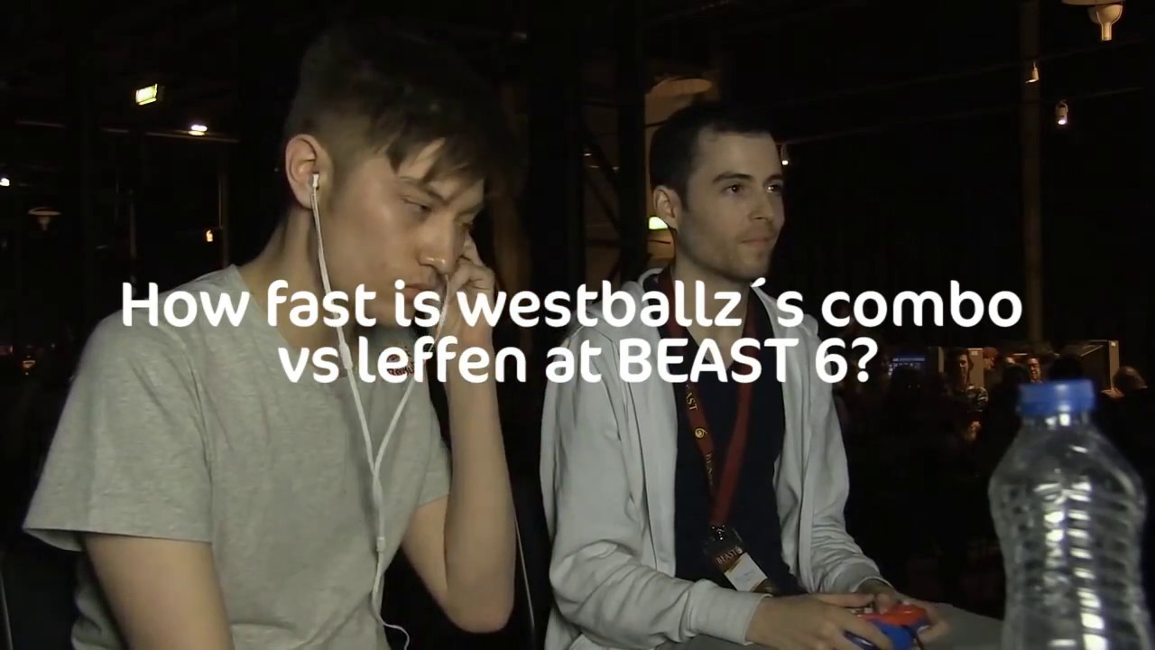 How fast is Westballz vs Leffen combo at BEAST6?
