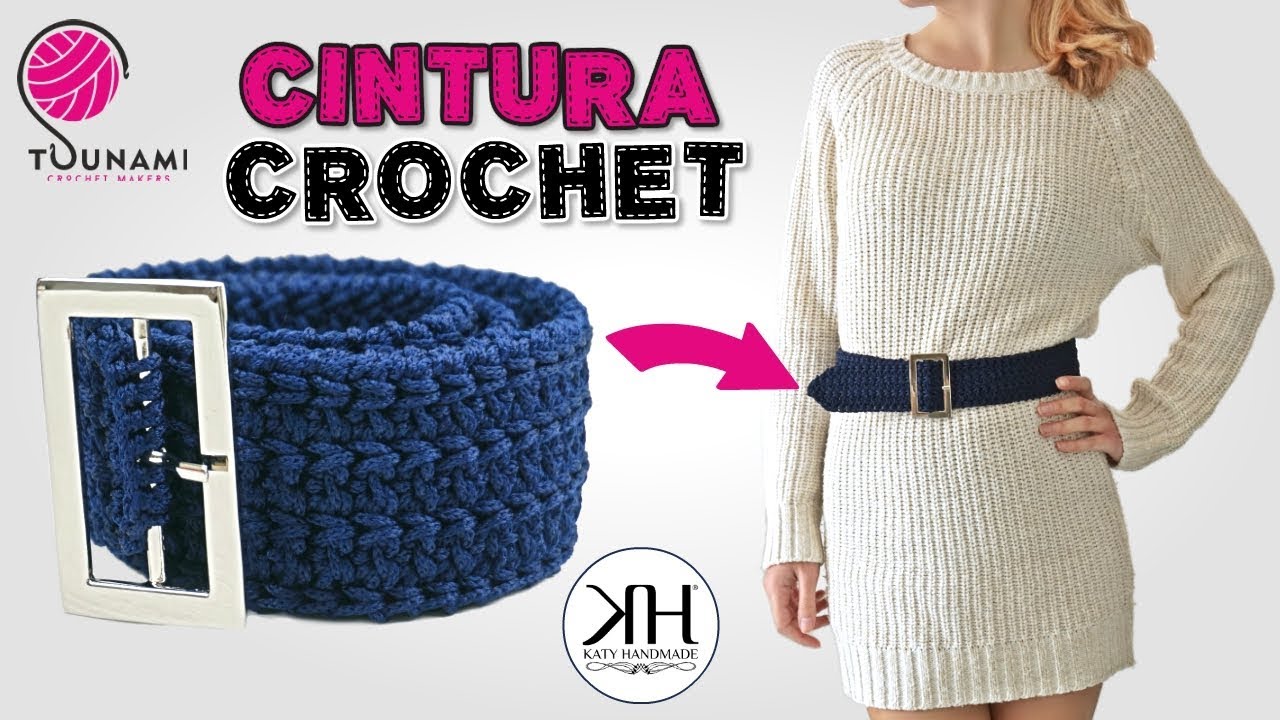 TUTORIAL UNCINETTO - CINTURA FACILISSIMA - CROCHET BELT