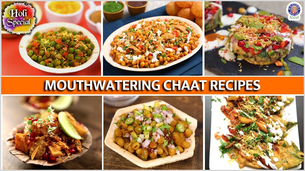 6 Best Chaat Recipes | Mouth Watering Street Food | Holi Special Snacks Recipes | Rajshri Food