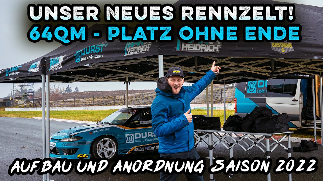 Max Heidrich #84 - Folge 30 - Unser neues Driftzelt ist da! Wir bauen das Duratent mit euch auf!