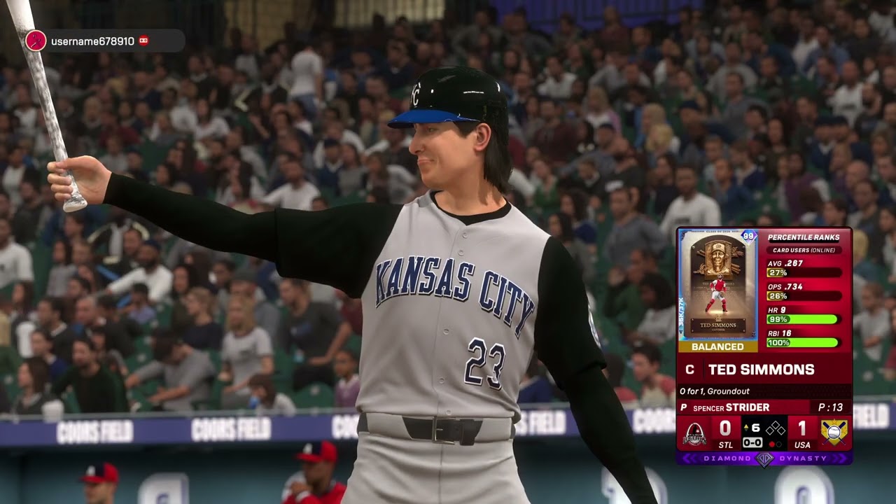 MLB The Show 25 Hitting on legend dif part 2