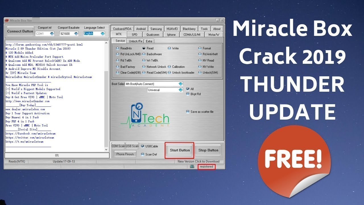 Miracle Box V2.93 Thunder edition Latest miracle box crack 2019