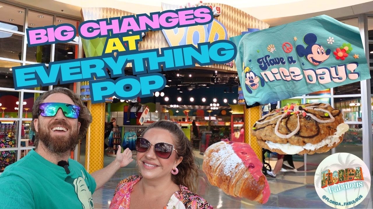 Exploring Disney’s POP Century Resort | NEW Food Court, Gift Shop & Food!